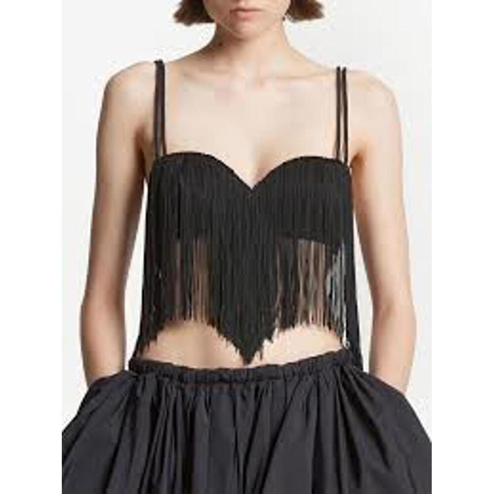 PROENZA SCHOULER fringe-detail bralette top